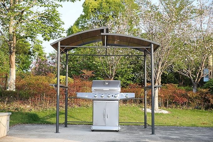 Angel Living Metallüberdachung – Gartenpavillon – Aluminium – 245 x 150 x 233 cm