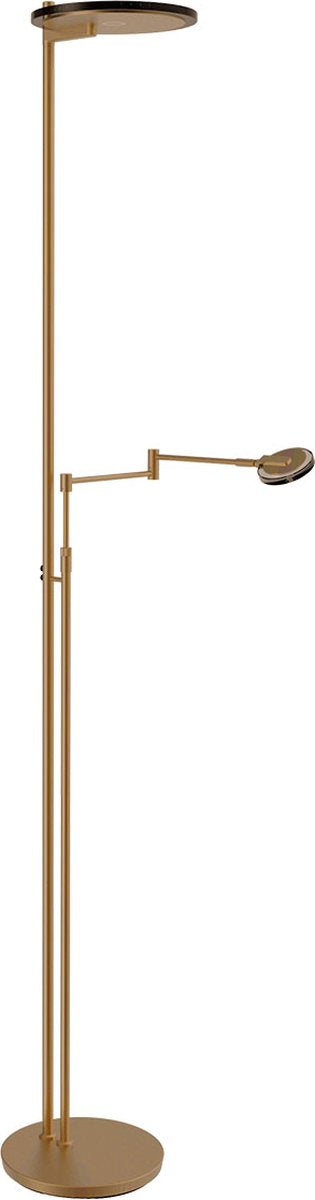 Steinhauer Turound Stehleuchte - Dimmbares Uplight & Lesearm - Stilvolle Bronze - Metalldesign