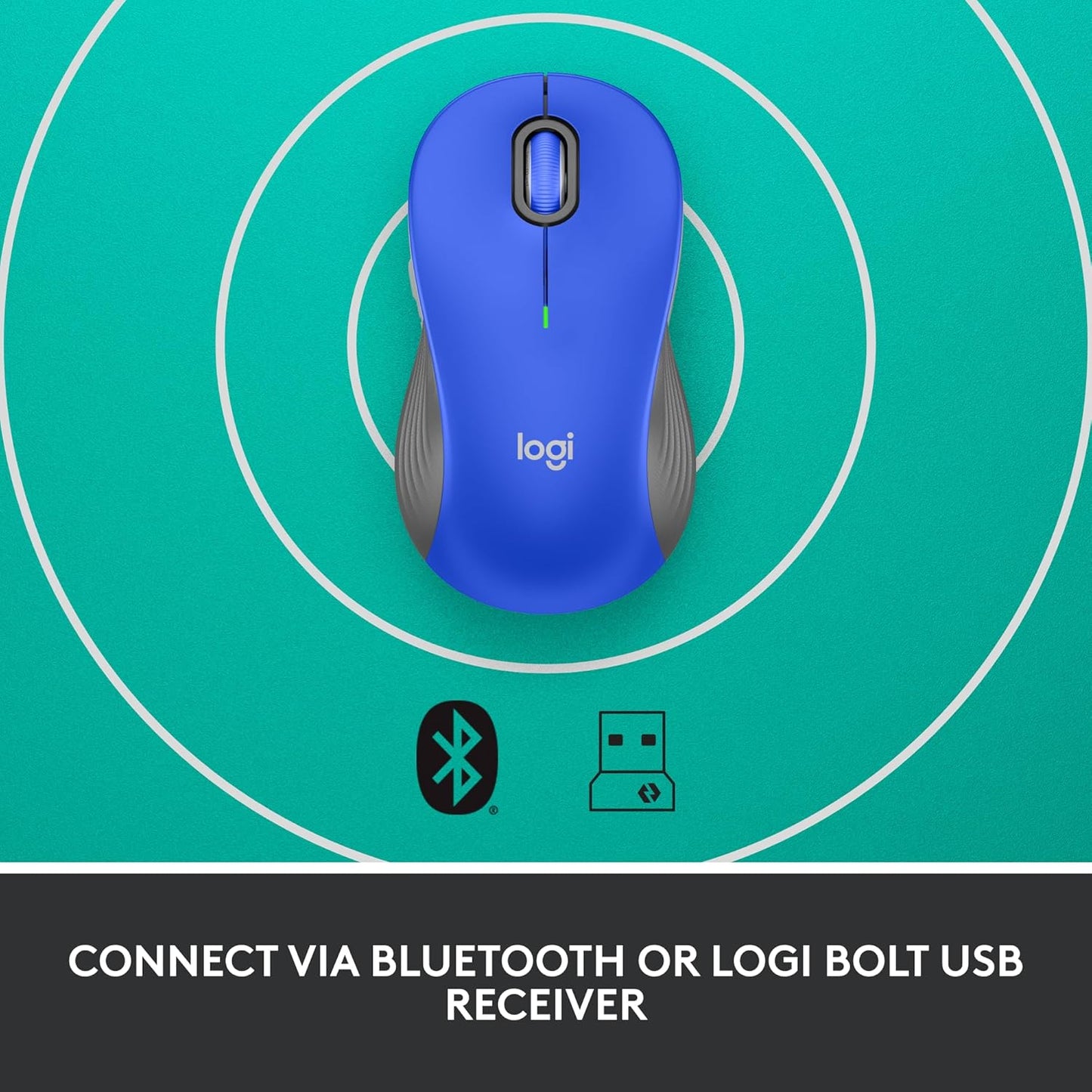 Logitech Signature M550 L kabellose Maus – Blau