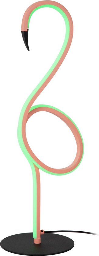 Lucide FLAMINGO – Tischlampe – LED, dimmbar – RGB – Rosa