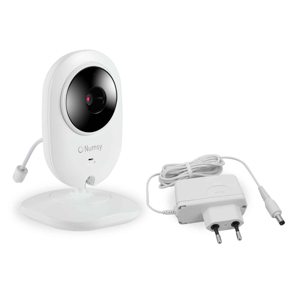 Numsy Baby Monitor Kamera für Elterneinheit - HD Nachtsicht - Temperatursensor - 20-Stunden-Akku - Erweiterbar auf bis zu 4 Kameras