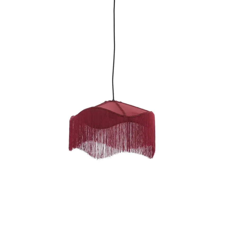 Tiffany-Hängeleuchte – Ø 40 × 26 cm – Rot