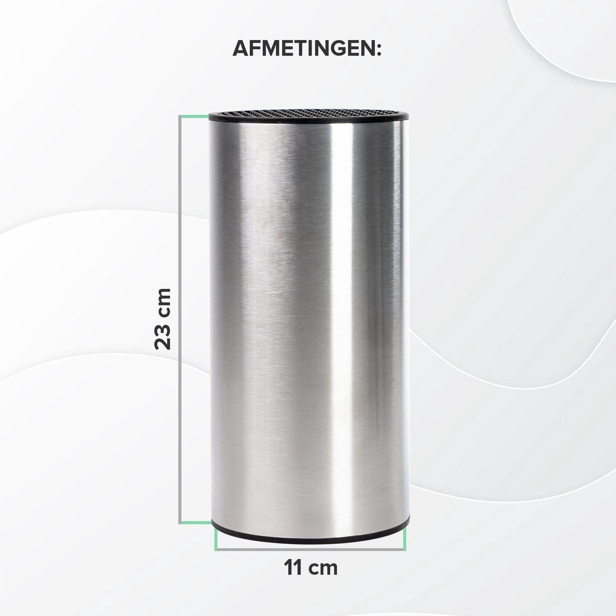 Edelstahl Messerblock ohne Messer - Messerhalter Universal von Coninx - Ohne Messer - Messerhalter aus rostfreiem Stahl