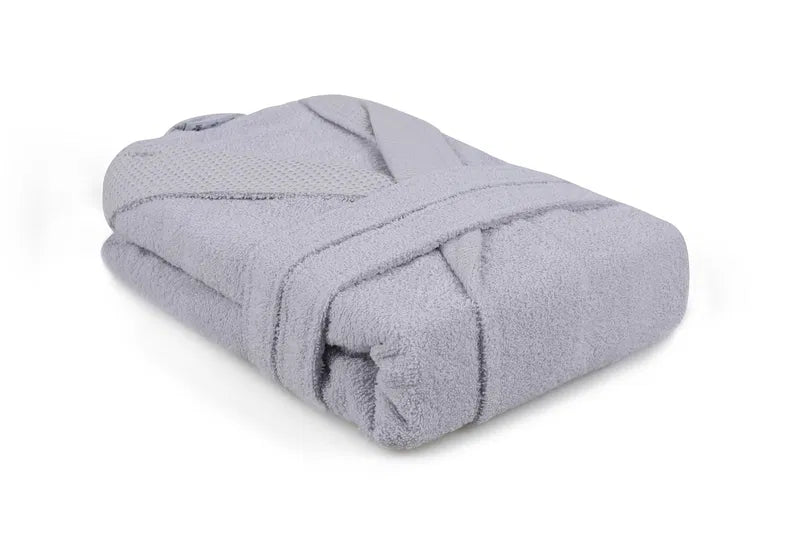 Capa Home - Bademantel - 100% Baumwolle - Grau