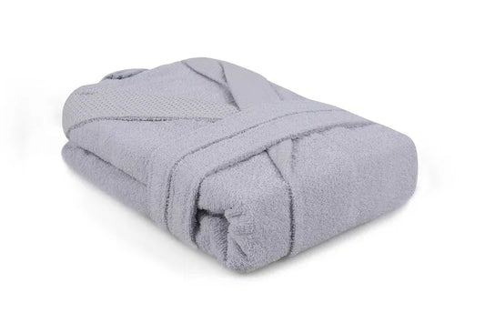 Capa Home - Bademantel - 100% Baumwolle - Grau