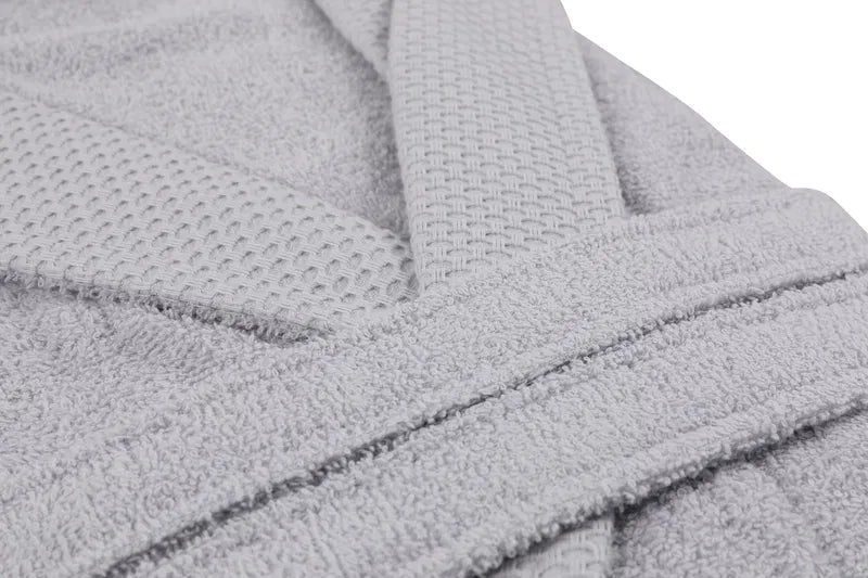 Capa Home - Bademantel - 100% Baumwolle - Grau