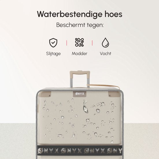 ONYX Kofferabdeckung 100L - 32x51x76CM - Kofferschutzhülle - Transparent