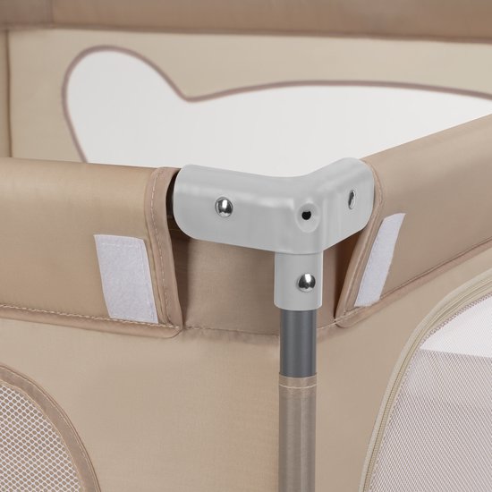Lionelo Florence Easy Fold – Laufstall / Babybox – Lässt sich sehr schnell zusammenklappen – 150 x 180 cm – für zu Hause und im Garten – 0–48 Monate – Sicherer Laufstall – Tragetasche – Kompakt zusammengeklappt – Spielbox mit atmungsaktivem Netz – 2 Seite