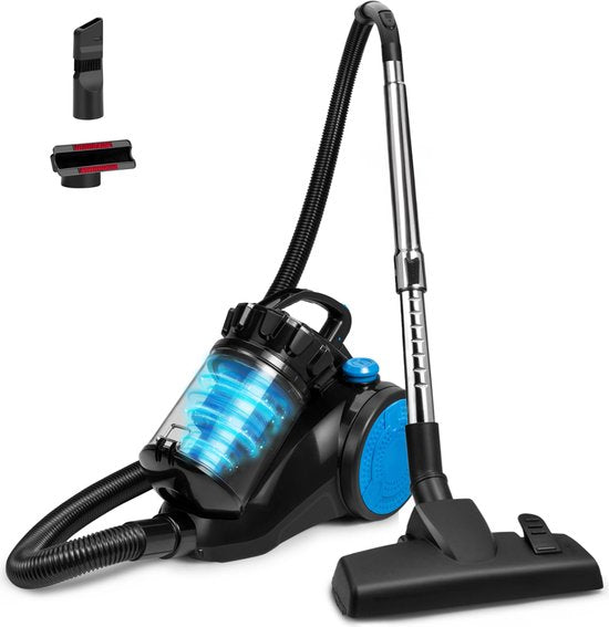 Sanovy ProPower-9100+ Leistungsstarker beutelloser Staubsauger - 3L - Kompakt - Blau