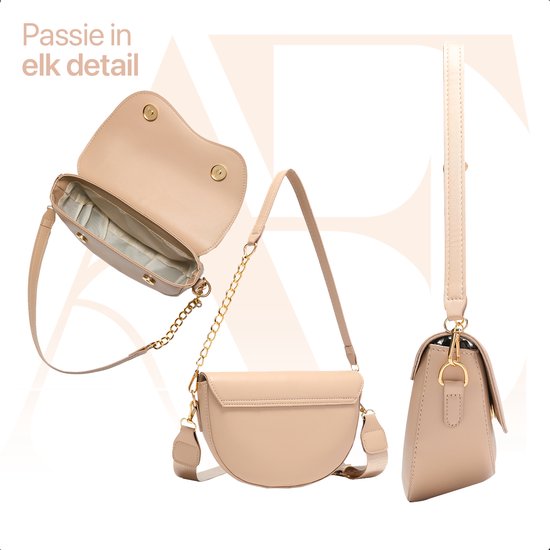 Aramae® - Handtasche Damen - Clutch Damen - Umhängetasche - Clutches - Umhängetasche - Abendtasche - Khaki