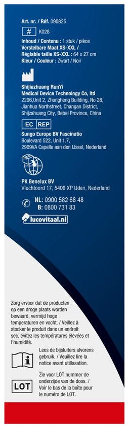 Lucovitaal Kniebandage, kupferfarben