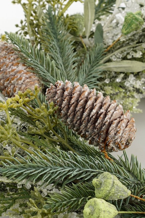 House of Seasons Alva Weihnachtskranz - Ø40 cm - Grün