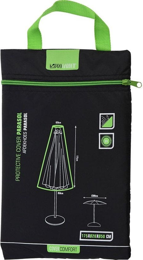Pro Garden Parasol Schutzhülle - bis zu 300cm - Schwarz