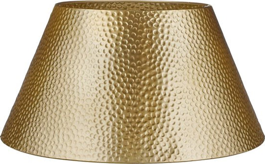 House of Seasons Weihnachtsbaumschürze - L50 x B30 x H26 cm - Metall - Gold