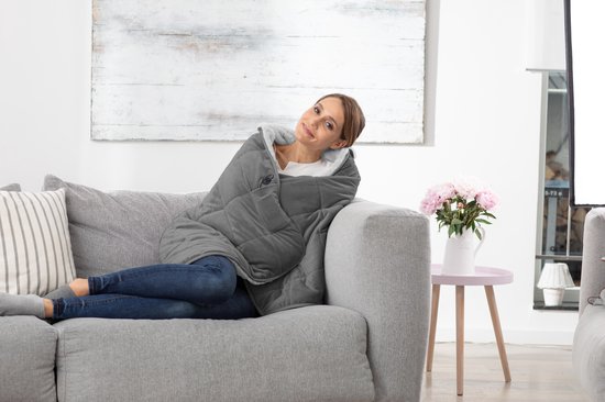 Decoways – Medisana 3-in-1-Heizdecke HB 674, 162 x 62 cm, grau