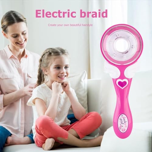WHIZZBRAID Frisurenset für Mädchen – Kombinationsset aus automatischem Flechtgerät und Hair Bedazzler