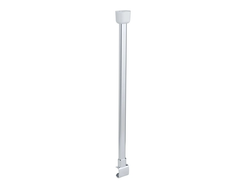 WENKO Era Deckenhalterung Chrom – 57 cm – Für Duschvorhangschienen