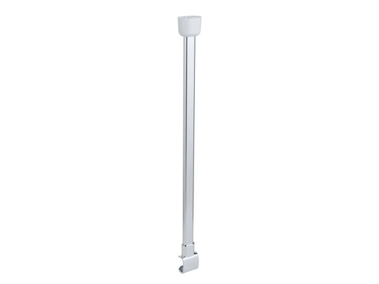 WENKO Era Deckenhalterung Chrom – 57 cm – Für Duschvorhangschienen