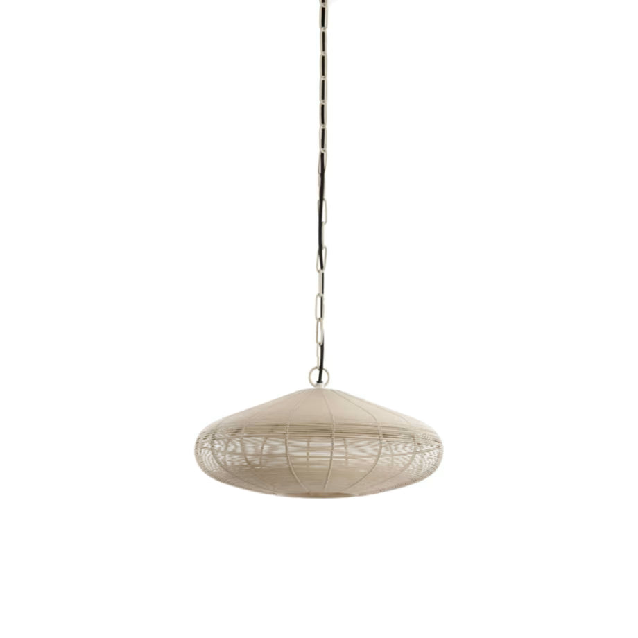 Light & Living Bahoto Hängeleuchte – Ø 40 × 18 cm – Matt-Creme