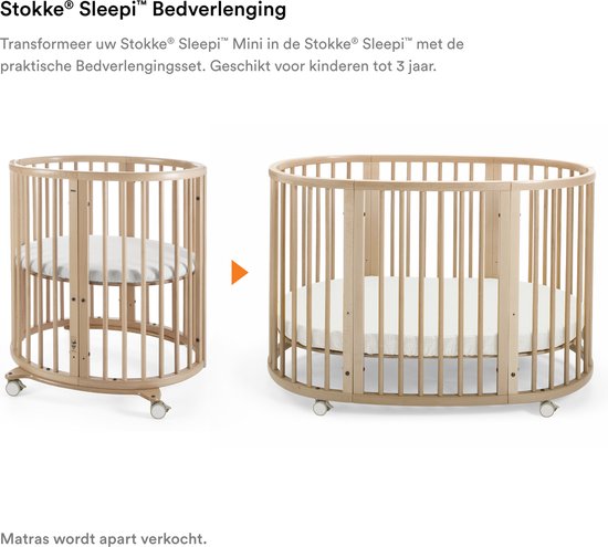 Stokke® Sleepi™ Erweiterungsset für das Kinderbett – Natural
