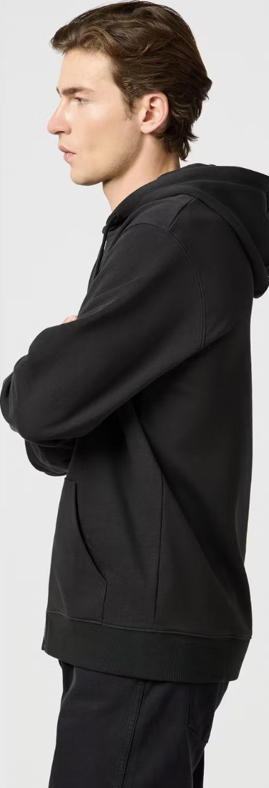 Wrangler Grafik Zip Hoodie 112362888 - Faded Black - Größe L