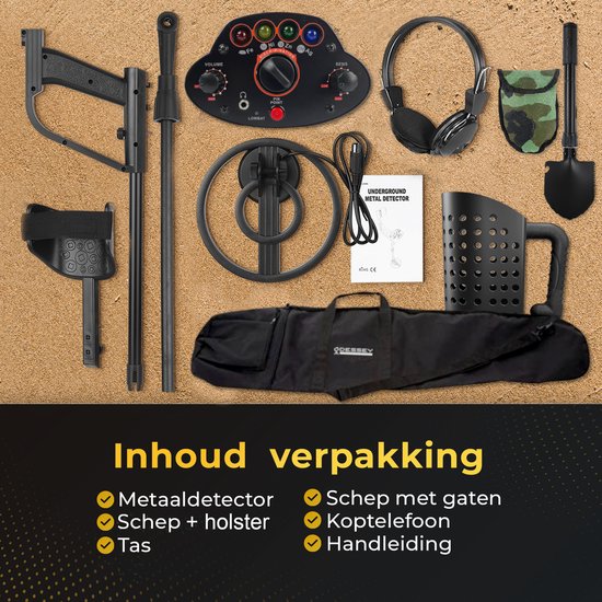 ODESSEY Metalldetektor - Starter Set - Kind - Erwachsener - Profi - Abenteurer