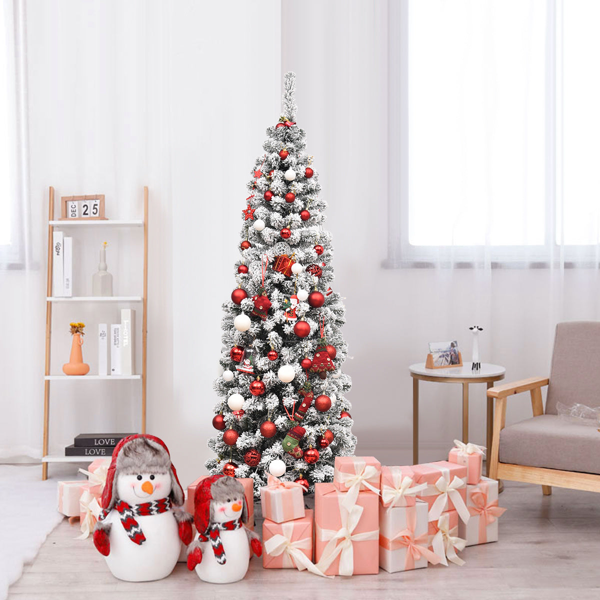 Coast 180 cm künstlicher Bleistift Weihnachtsbaum beleuchtet Faltung Tanne Fichte