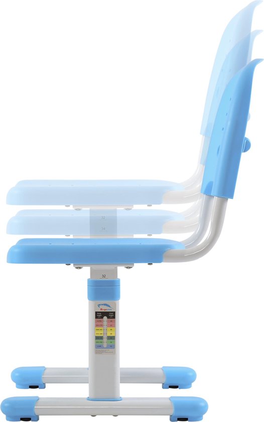 Kinder-Schreibtisch mit ergonomischem, höhenverstellbarem Schreibtischstuhl – Zeichentisch – Schultisch