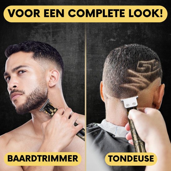 Sansbeauté® - Buddha Trimmer - Professionelle kabellose T-Klingen-Haarschneidemaschine - Bartschneider - Haarschneider Herrenkopfhaar - Cheveux Haar - Haartrimmer - Friseur Haar Maschine - Haarschneider - Barbier Haarschneider - Friseurset