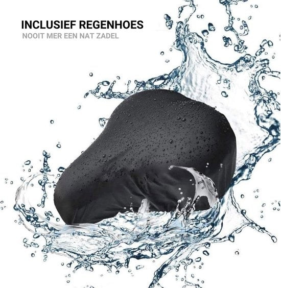 TIKKENS® - Sattelüberzug - Memory Schaum & 3D Gel - Wasserdicht - Schwarz