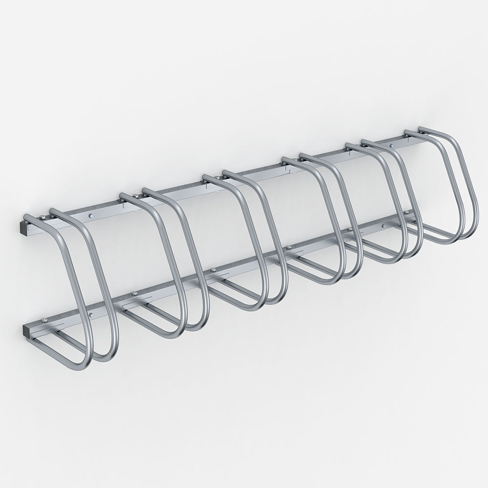 Monzana Fahrradträger - Fahrradaufbewahrung - für 6 Fahrräder - 160x32x27 cm - Fahrradträger aus Metall