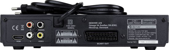 Denver - DVD/CD-Player - 1080P FULL HD - Dolby Digital Decoder - mit HDMI - Schwarz