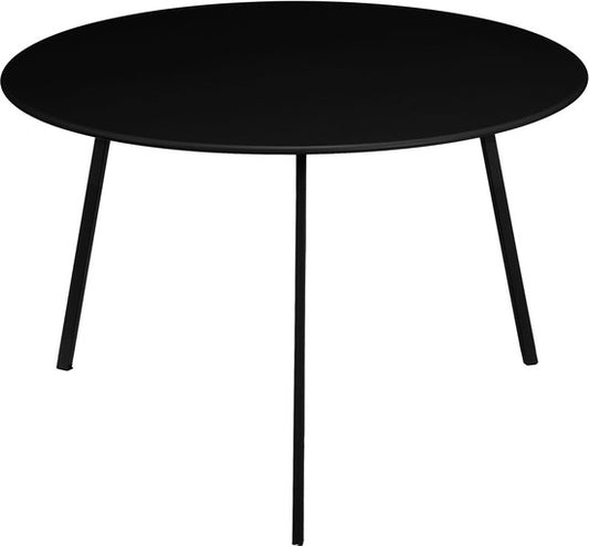 Mica Decorations Seatle Outdoor Beistelltisch - H38 x Ø58 cm - Metall - Schwarz