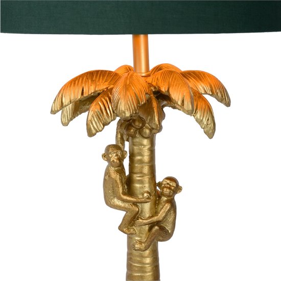 Lucide EXTRAVAGANZA KOKOSNUSS – Tischlampe – Ø 30,5 cm – 1xE27 – Mattgold / Messing