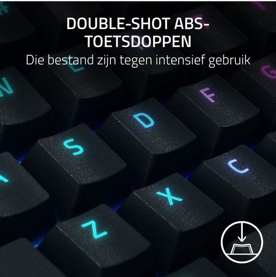 Razer BlackWidow V4 – Mechanische Gaming-Tastatur – Yellow Switch – RGB – 6 Makrotasten – QWERTY