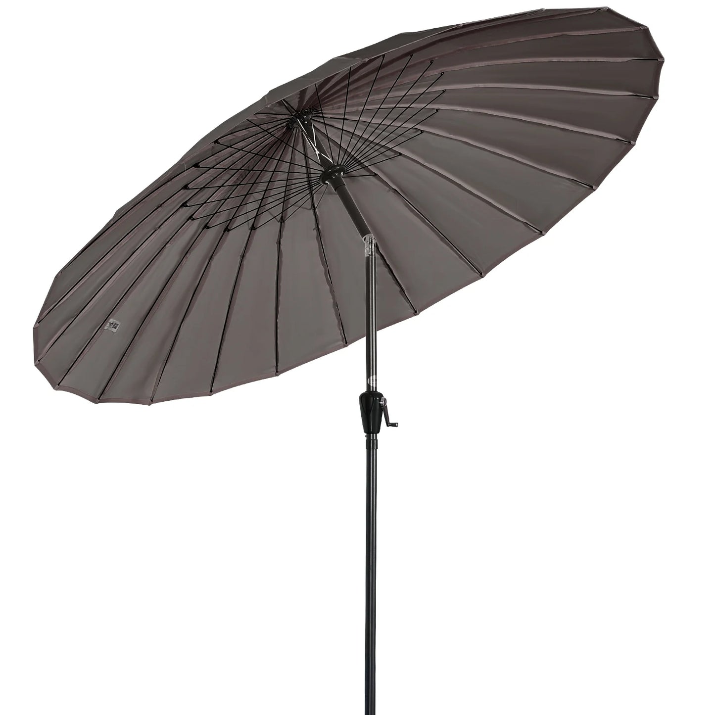 Angel Living 250 cm neigbarer Gartenschirm, apfelgrün – Handkurbel, UV-Schutz, Aluminiumgestell