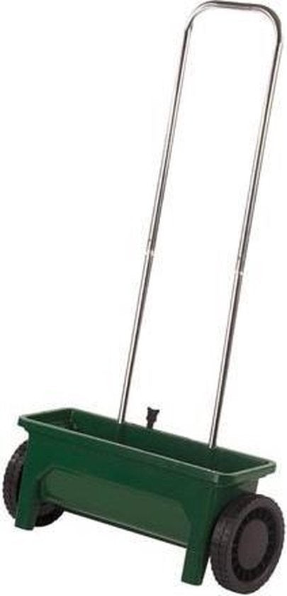 Toolland Streuwagen, einstellbare Dosierung, Streugut 0-8 mm, 12 Liter, grün