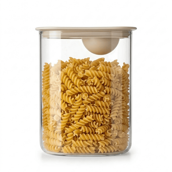 Brabantia Vorratsbehälter mit Messlöffel, 2 l – 18,3 x 15,4 x 10,6 cm