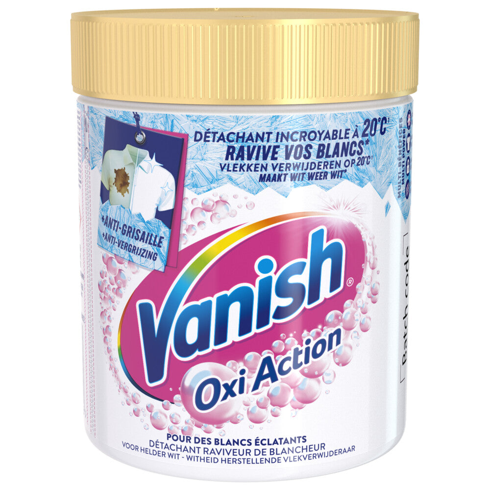 Vanish Oxi Action Waschverstärker Pulver für weiße Wäsche – 470 g
