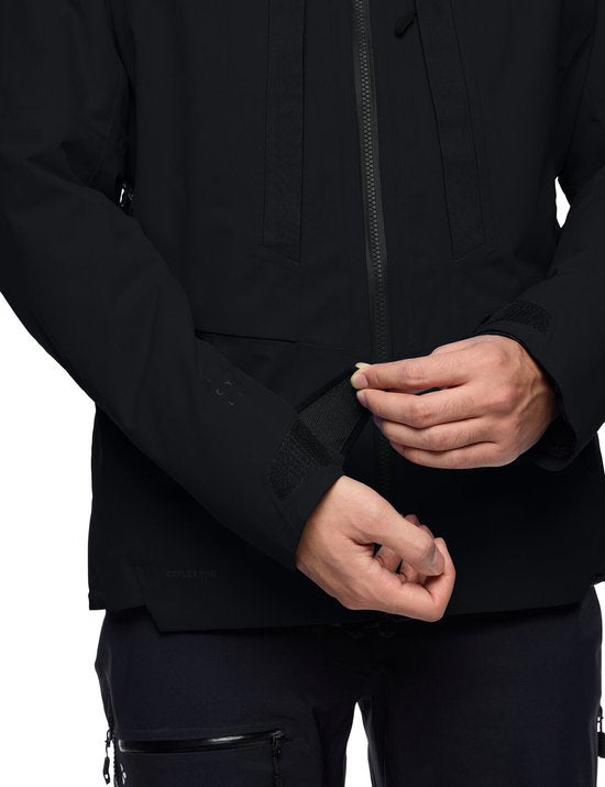 Vaude - Monviso 2.5L Hardshell Jacket - Wasserdichte Regenjacke Outdoor - Herren - Schwarz - Größe M