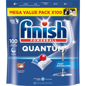 Finish Geschirrspültabletten - Quantum All in 1 Regular - 100 Stück