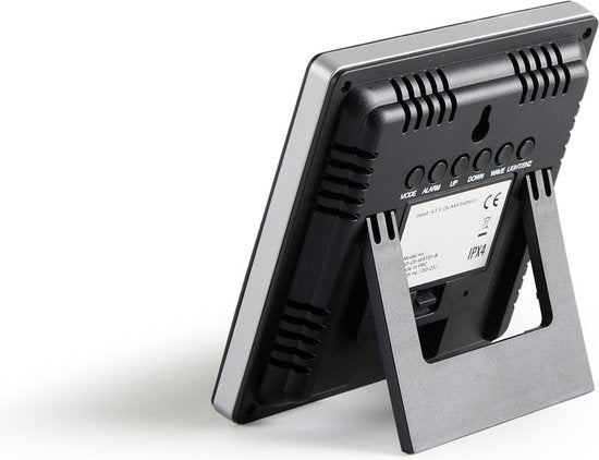 Dutch Originals Wetterstation - kabellos - Wetterstation mit Außensensor - Innen und Außen - Schwarz