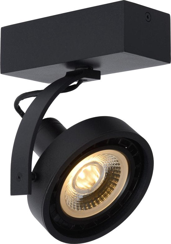 Lucide DORIAN - Deckenstrahler (Deckenleuchte) - Ø 11,7 cm - LED Dim to warm - GU10 (ES111) - 1x12W 2200K/3000K - Schwarz