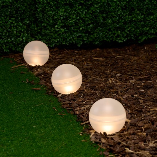 Grundig Solar Ground Lights - LED-Gartenleuchten mit Farbwechsel - Solarstrom
