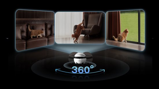 Enabot Air 2 Plus – Intelligenter Begleitroboter – 3K-HD-Kamera – Doppelte Kommunikation – Rosa