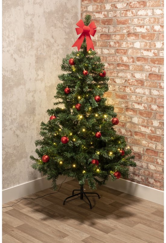 Weihnachtsgeschenke Kunstweihnachtsbaum 150 cm – Fichte für Weihnachten mit Weihnachtsbaumständer Weihnachtsbaum aus Kunststoff – Weihnachtsdekoration für den Innenbereich – Grün