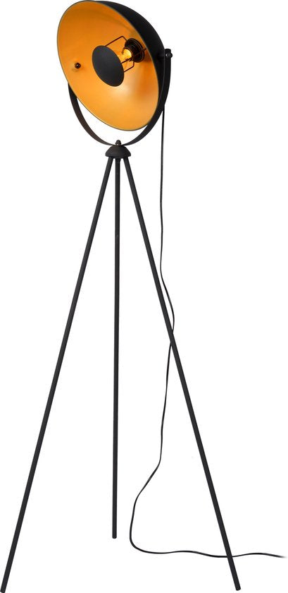 Lucide ALVARO – Stehlampe – 1xE27 – Schwarz