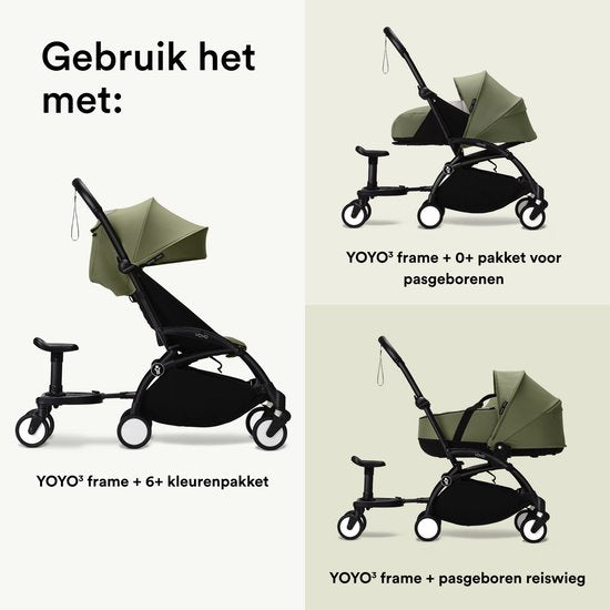 Stokke YOYO Board – Einfach am YOYO-Kinderwagen zu befestigen – Zusätzlicher Sitzplatz für Kinder bis 20 kg