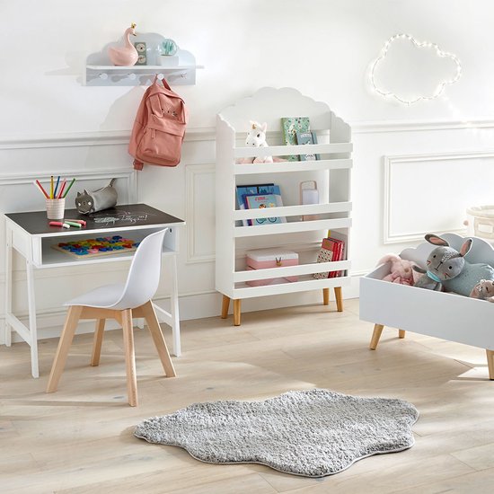 Sphera Spielzeugkiste aus Holz – weiß – 58 x 28 x 45 cm