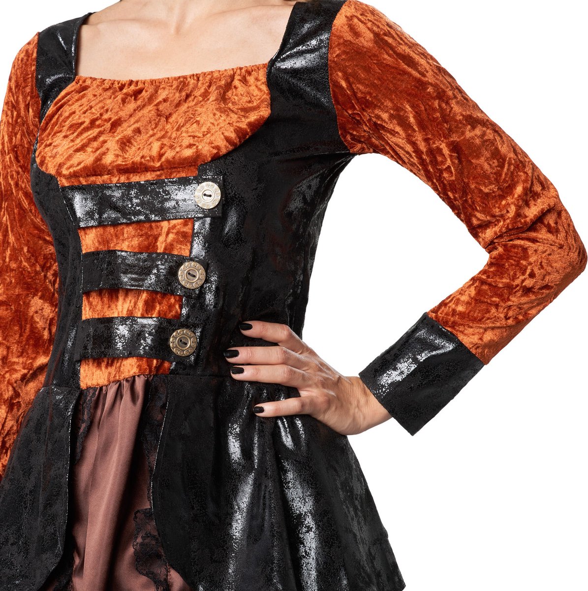 Dressforfun - Steampunk Prinzessin - Vollkostüm für Karneval & Party - Größe M